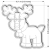 Cookie Cutters - Cutter&Stamp - Reindeer