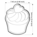 Cutter&Stamp - Cupcake with Heart