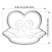 Cutter&Stamp - Swan Couple
