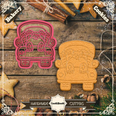 Cutter&Stamp - Easter Rabbit in a Car