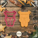 Cutter&Stamp - Bear with a Flag
