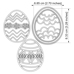 Cutter&Stamps - Easter Egg Set/3 No. 02
