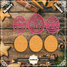 Cutter&Stamps - Easter Egg Set/3 No. 02