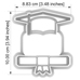 Cookie Cutters - Cutter&Stamps - Graduation #02