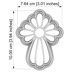 Cookie Cutters - Cutter&Stamp - Cross with Outlines