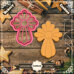 Cookie Cutters - Cutter&Stamp - Cross with Outlines