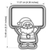 Cutter&Stamp - Santa with Label
