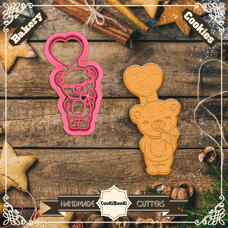 Cutter&Stamp - Bear with Heart Baloon