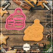 Cutter&Stamp - Snowman With Tree