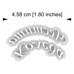 Cookie Cutters - Inscription Stamp - Merry Christmas in Bulgarian #03