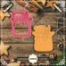 Cutter & Stamp - Teddy Bear in Pot