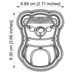 Cutter & Stamp - Sweet Bear