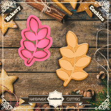 Cutter & Stamp - Branch With Leaves