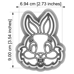 Cutter & Stamp - Easter Rabbit No. 03
