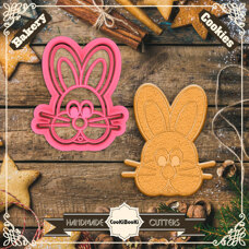 Cookie Cutters - Cutter & Stamp - Easter Rabbit #04