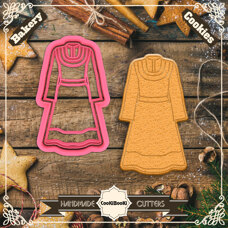 Cookie Cutters - Cutter & Stamp - Women Folk Costume