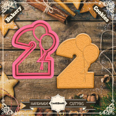 Cutter&Stamp - Two With Baloons