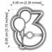 Cutter&Stamp - Six With Baloons