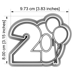 Cookie Cutters - Cutter&Stamp - Twenty With Baloons