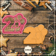 Cookie Cutters - Cutter&Stamp - Twenty With Baloons