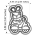 Cutter&Stamp - Easter Bunny On A Moped