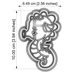 Cutter&Stamp - Cartoon Seahorse