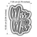 Cookie Cutters - Cutter&Stamp - Miss To Mrs