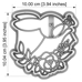Cookie Cutters - Cutter&Stamp - Bunny Among Flowers