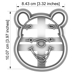 Cutter&Stamp - Winnie The Pooh Head