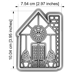 Cutter&Stamp - Christmas House With A Wreath