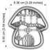 Cutter&Stamp - Mushroom House