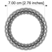 Cookie Cutters - Cutter - Curled Blade Circle With Dots 7.0 cm