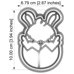 Cutter&Stamp - Easter Chick With Rabbit Ears