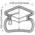 Cutter&Stamp - Graduation Hat With Frame