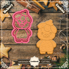 Cookie Cutters - Cutter&Stamp - Chick With A Blossom