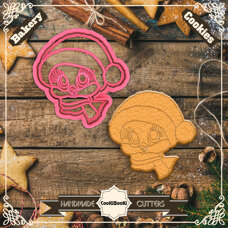Cutter&Stamp - Christmas Chick with Scarf