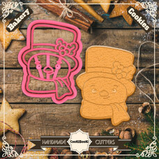 Cutter&Stamp - Snowman With a Hat