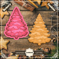 Cutter&Stamp - Christmas Tree with Snow