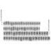 Cyrillic Letter Stamp Set – Lowercase & Uppercase + 10 cm Rail