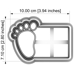 Cookie Cutters - Cutter&Stamp - Baby Feet Frame