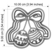 Cookie Cutters - Cutter&Stamp - Easter Eggs with a Bow