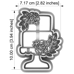 Cookie Cutters - Cutter&Stamp - Floral Cake On Stand