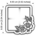 Cookie Cutters - Cutter&Stamp - Square Floral Frame