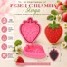 Cookie Cutter with Stamp – Strawberry 6.46 × 8 cm