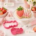 Cookie Cutter with Stamp – Strawberry with “One” Lettering