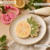 Cookie Cutter with Stamp – Citrus Slice with Leaves