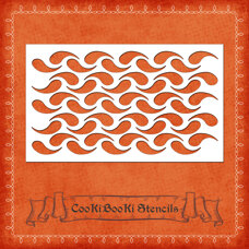 Decoration Materials - Silicone Stencil - Texture #003