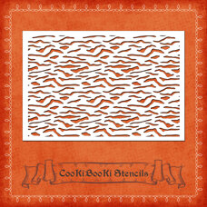 Decoration Materials - Silicone Stencil - Texture #019