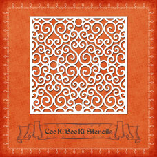 Decoration Materials - Silicone Stencil - Texture #038