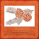 Silicone Stencil - Cone Twigs